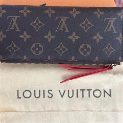 louis vuitton adele wallet red|LOUIS VUITTON Monogram Adele Wallet Coquelicot.